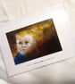 original hand painted print of a Sussex child printed Greeting Card for charity - Image 4