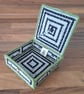 Container for small desk items - with lid and button closure - Image 1