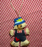 Felt gingerbread scarecrow decoration  - Image 3