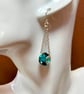 Lampwork Bead & Chain Earrings. - Image 4
