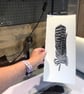 'Tawny Owl Feather' Linocut Print - Image 3