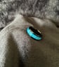 Resin ring handmade lagoon blue  - Image 3