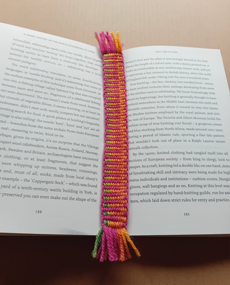 Handwoven bookmark