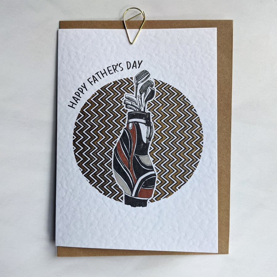 Golf Lover Father's Day Card