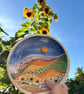 SUNFLOWER FIELDS IN FRANCE CERAMIC STONEWARE DISH - Image 2