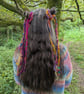 Arty Dreads for Shoulder Length Hair (mainly Turquoise, yellow, pink & green) - Image 7