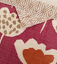 Snap pouch: contemporary floral design on purple - Image 3
