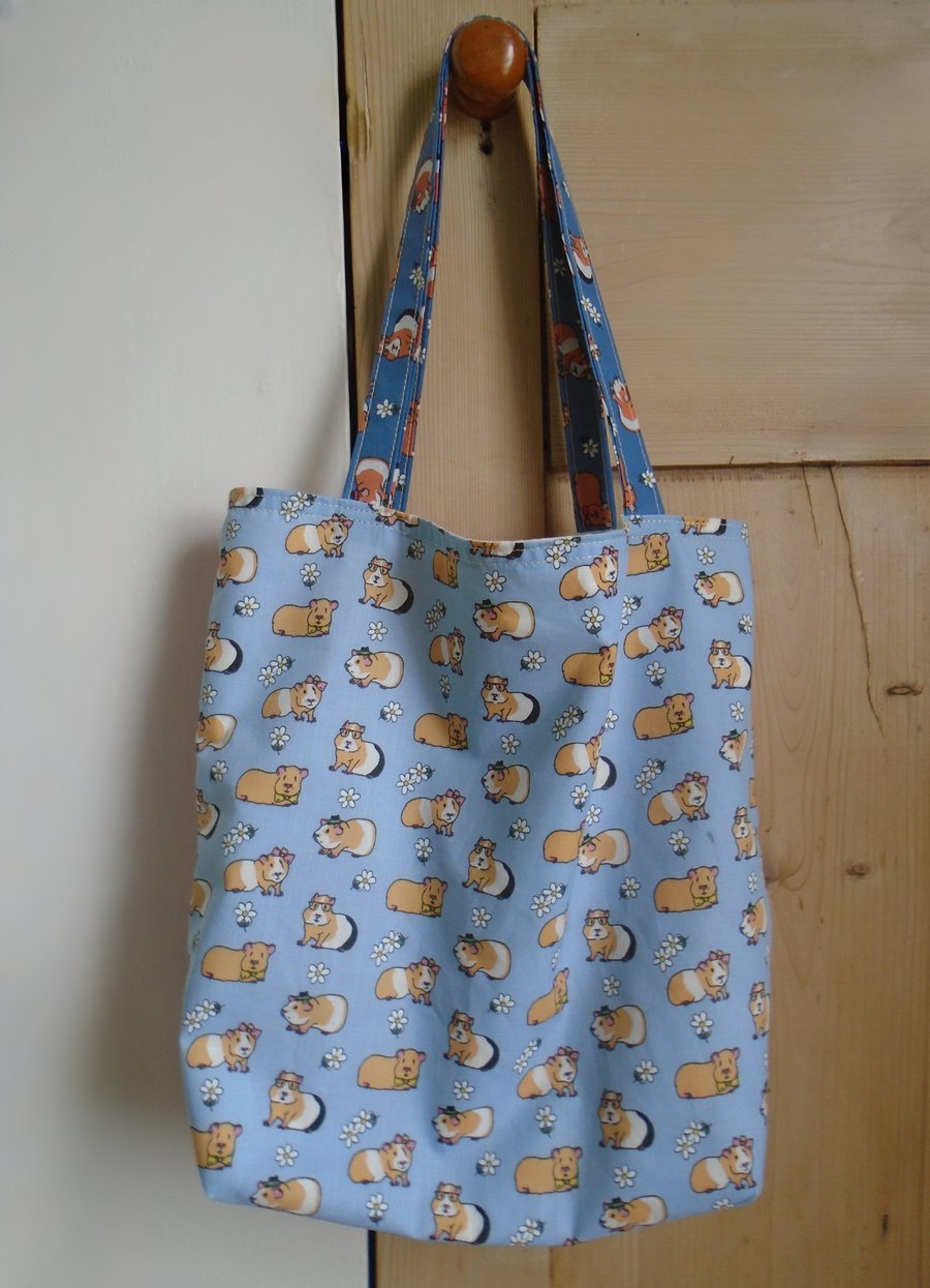 Guinea Pig Small Bag Blue.