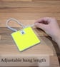 Small wall decoration with abstract landscape pattern, adjustable hang length  - Image 5