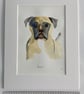 Boxer dog original painting  - Image 2