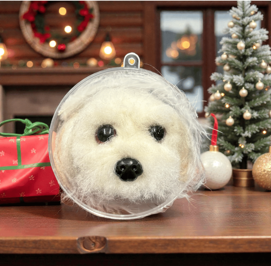 Christmas pet replica baubles
