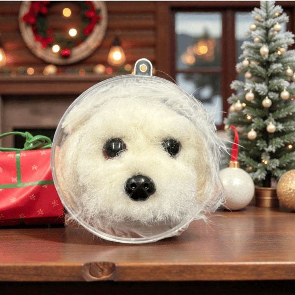Christmas pet replica baubles