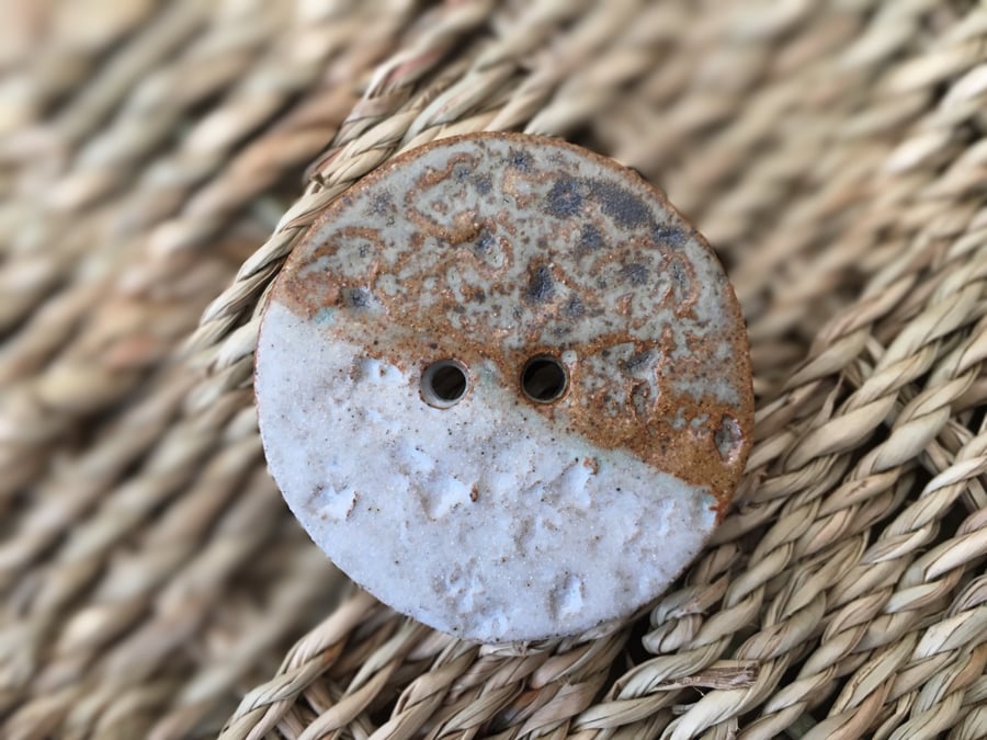 Unique Ceramic handmade brooch, jewellery