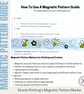 Magnetic Pattern Guide - Bohemia - 21cm A4 Letter Size - Ribbon - Image 4