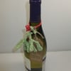 Mistletoe and Wine Bottle Decoration