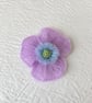 Crocheted Mohair Flower  Appliqué Accessories Unique Handmade Crafts  - Image 2