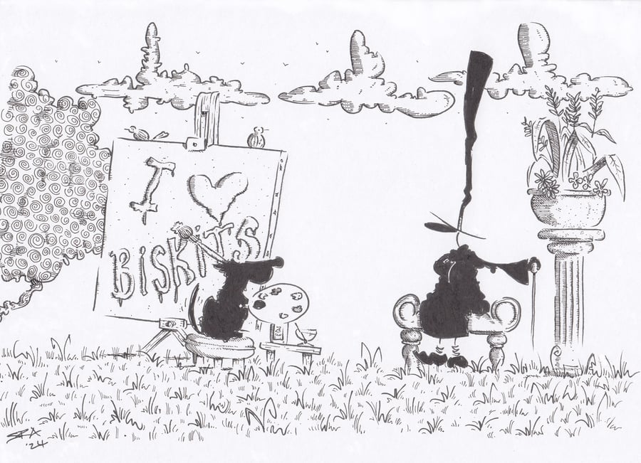 'The Portrait' an A4 sized original artwork