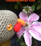 Sage the Goblin, crocheted companion creature, collectible toy for grown ups - Image 4