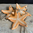 Ceramic Starfish Hanging Decoration