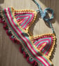 Colourful Crochet Bralette