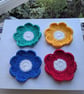 Crochet Bright Coloured Flowers Coasters  - Image 2