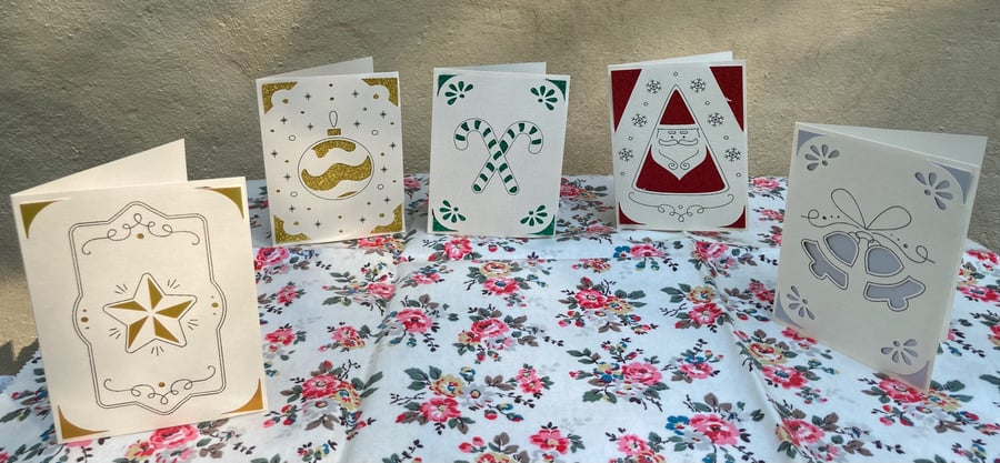 Christmas card set - minimal 
