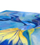 Blue Iris Canvas Print, Modern Floral Wall Art - Image 3