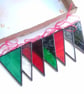 Stained Glass Bunting - Christmas - Image 1