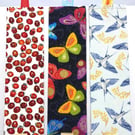 Nature & Wildlife Fabric Bookmarks – 18 Handmade Designs