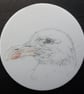 Herring Gull (seagull) Hand Embroidered Art