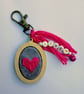 Heart Keyring or Bag Charm - Image 2
