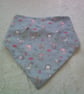 Squirrels, Hedgehogs and Deer on Grey Dribble Bib - Image 1