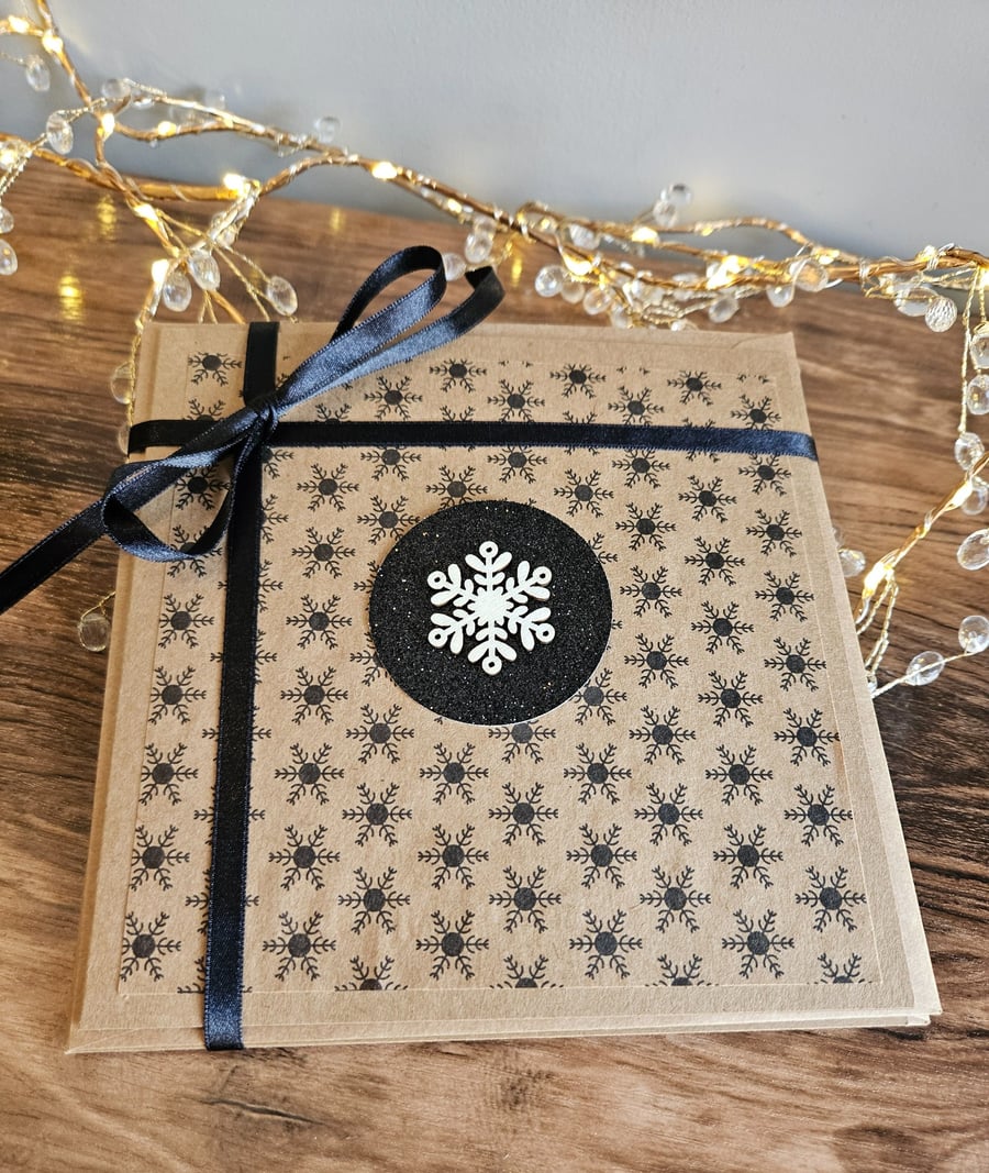 Image of Rustic Handcrafted Christmas Cards 