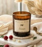 Raspberry, Jasmine & Musk Scented Candle - Coconut Wax - Handmade Gift Box -  - Image 4