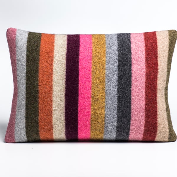 Large 100 % Felted Merino Lambswool Cushion