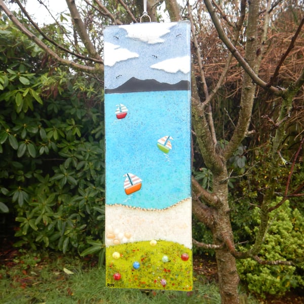 Fused Glass Isle of Arran Suncatcher