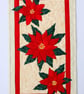  Poinsettia Pattern Runner Quilt  - Image 2