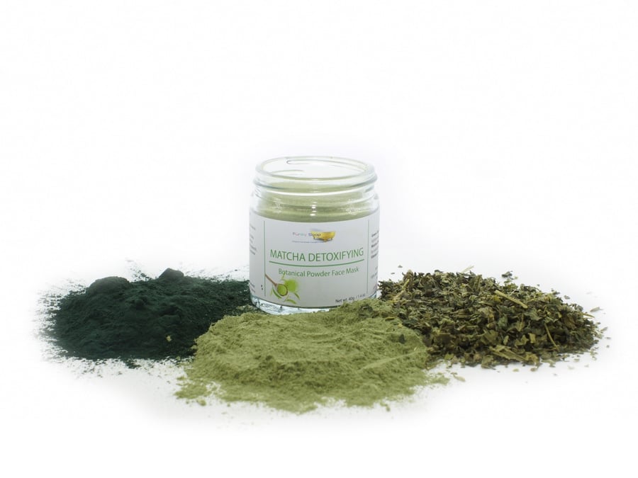 Matcha Detoxifying, Botanical Powder Face Mask, 40g