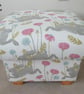 Pink Hares Chair & Footstool Adult Armchair Pouffe Animals Accent Nursery Small - Image 5