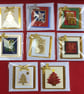 Set of 3D Luxury Handmade Christmas Gift Cards Pack Design 6 Poppy Kay Designs - Image 1