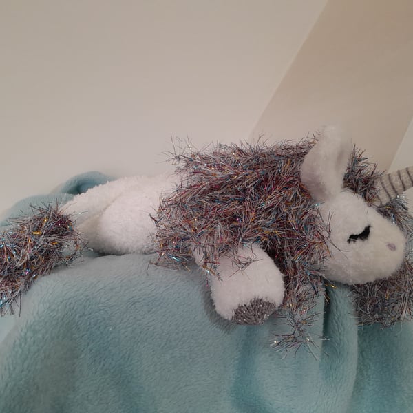 Sleeping Unicorn, Knitted Unicorn