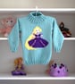 Knitting Pattern Rapunzel Sweater and Crown,  Digital Pattern - Image 1
