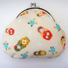 Little Russian Dolls Fabric Credit Card/Coin Purse