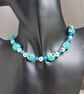 Gorgeous Blue Skull Choker Necklace. - Image 5