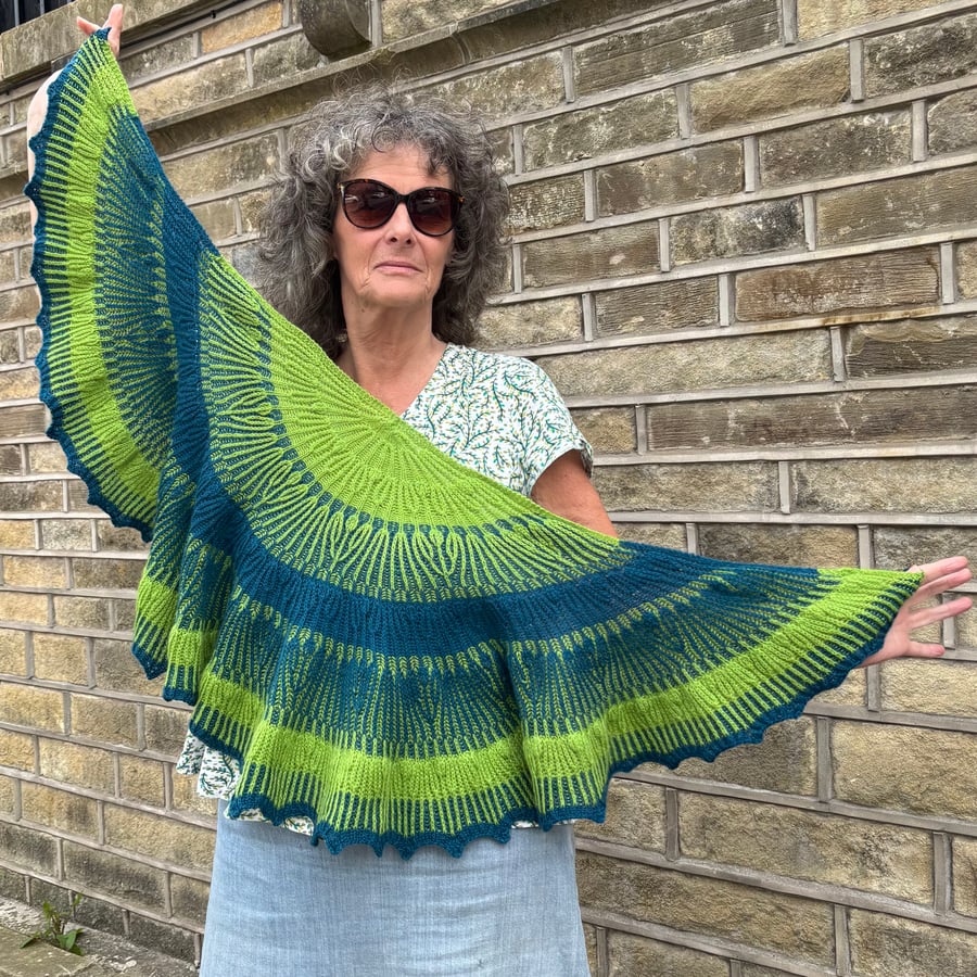 Sea Kelp Shawl Knitting Pattern