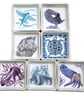 Paradise Riflebird Design Ceramic Dish, 10 x 10cm, Many Uses - Image 3
