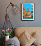 Chichester West Sussex travel poster print by Susie West - Image 5