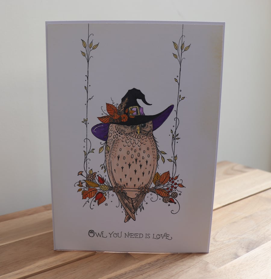 Autumnal Owl Swing into his Birthday.