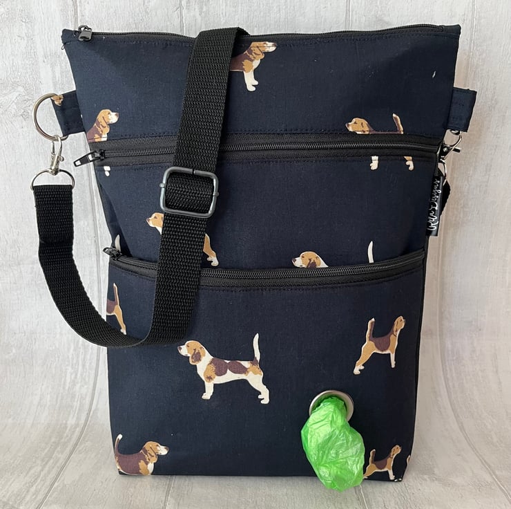 Dogwalking bag, crossbody bag, shoulder bag Bea - Folksy Dogwalking bag, crossbody bag, shoulder bag Bea - Folksy