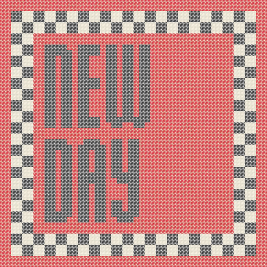 NEW DAY Needlepoint Cushion Pattern - Large Digital Tapestry Chart PDF